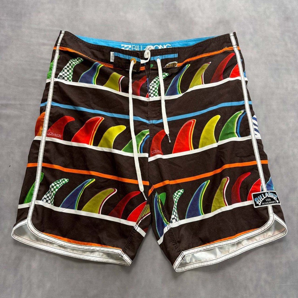 Billabong Donavon Frankenreiter Board‎ Shorts Mens 36 Surf Fin Print Recycler